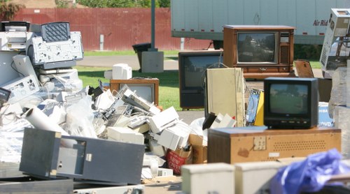 Efficient rubbish removal services in action